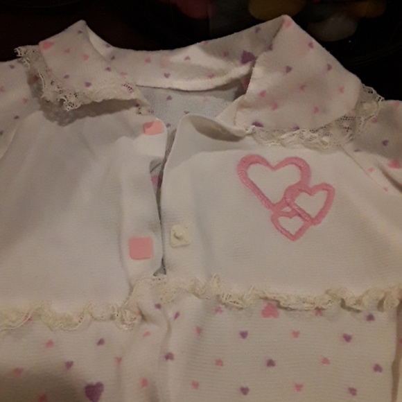 LULLABY LAND  BABY  ONESIE  FOOTED. - Picture 2 of 5